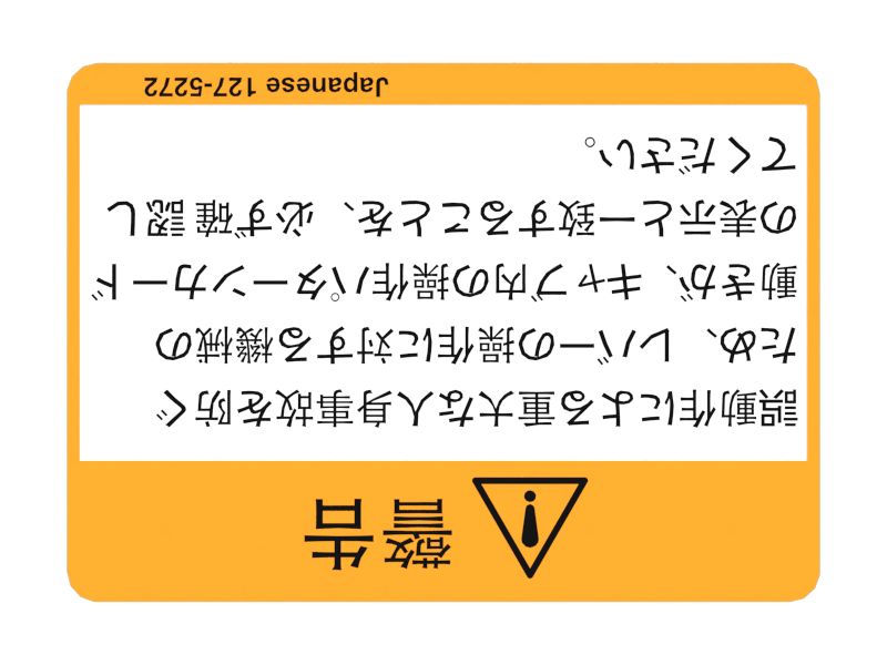 НАКЛЕЙКА С ПРЕДУПРЕЖДЕНИЕМ