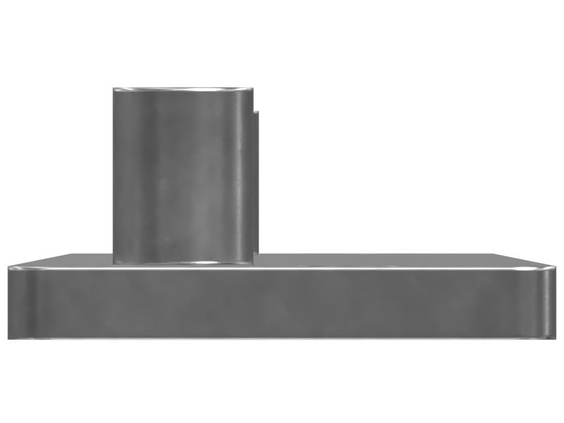 740mm Length Condenser Core Mounting Plate