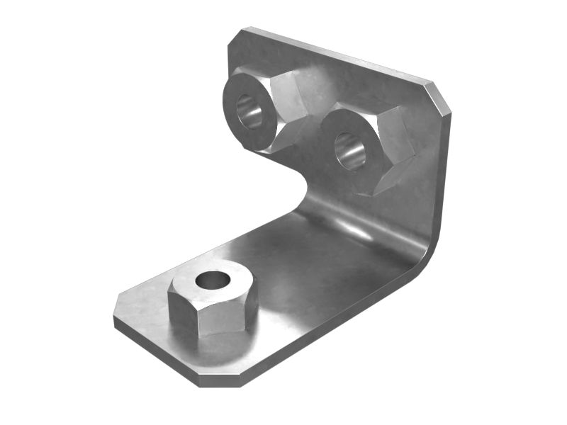 602-7427: 3mm Thick Hose Mounting Plate