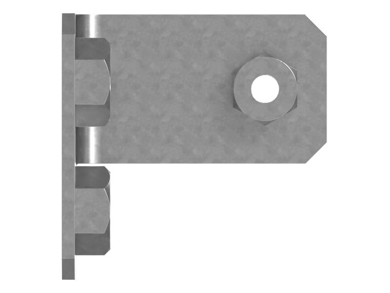 3mm Thick Hose Mounting Plate