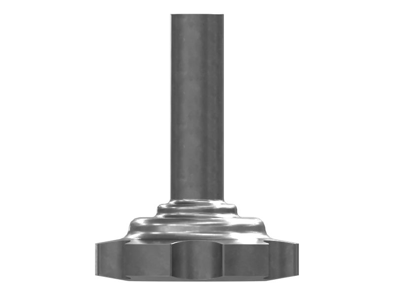 ВИНТ С РИФЛЕНОЙ ГОЛОВКОЙ