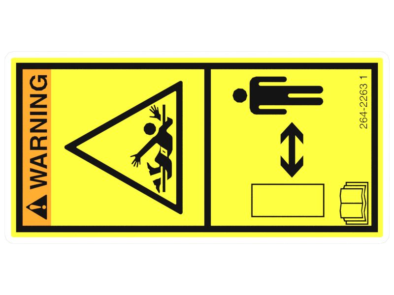 НАКЛЕЙКА ПРЕДУПРЕДИТЕЛЬНАЯ EN