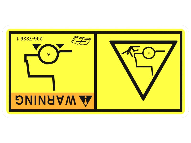 НАКЛЕЙКА ПРЕДУПРЕДИТЕЛЬНАЯ PA