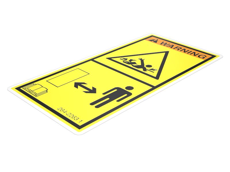 264-2263: НАКЛЕЙКА ПРЕДУПРЕДИТЕЛЬНАЯ EN