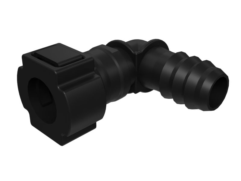 Угловая соединительная муфта со штуцера шланга на SAE