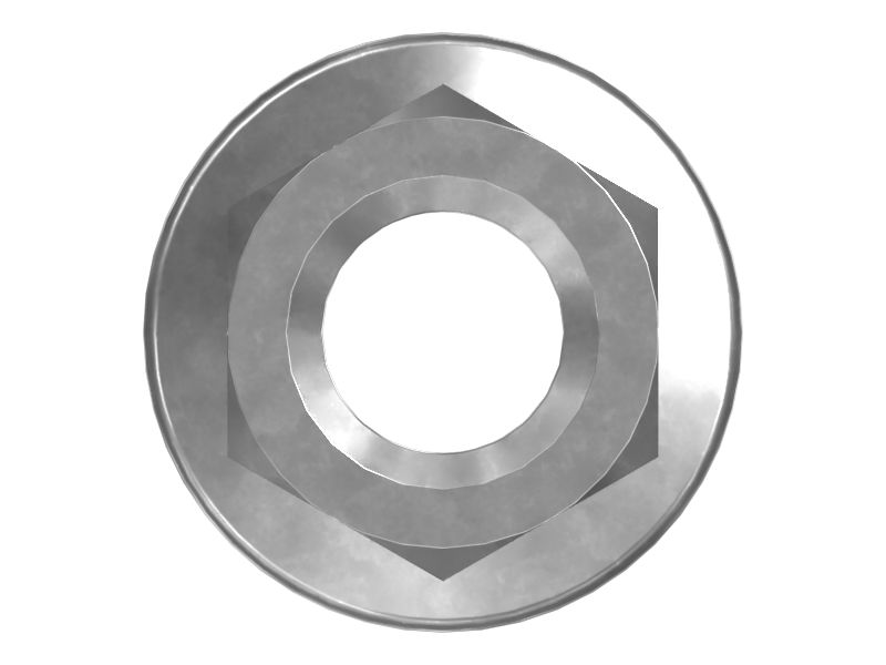 358-1082: M12x1.75 Threaded Flanged Locknut 3581082 купить