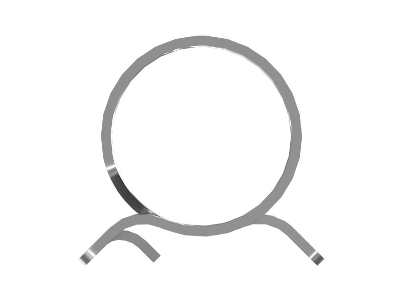 Хомут пружинный ленточный