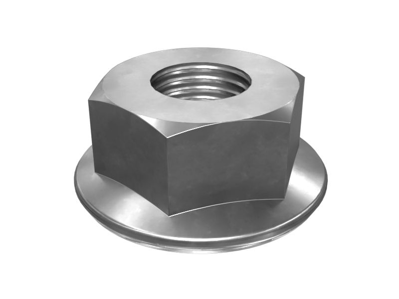 372-5937: M8x1.25 Threaded Hex Flange Nut 3725937 купить