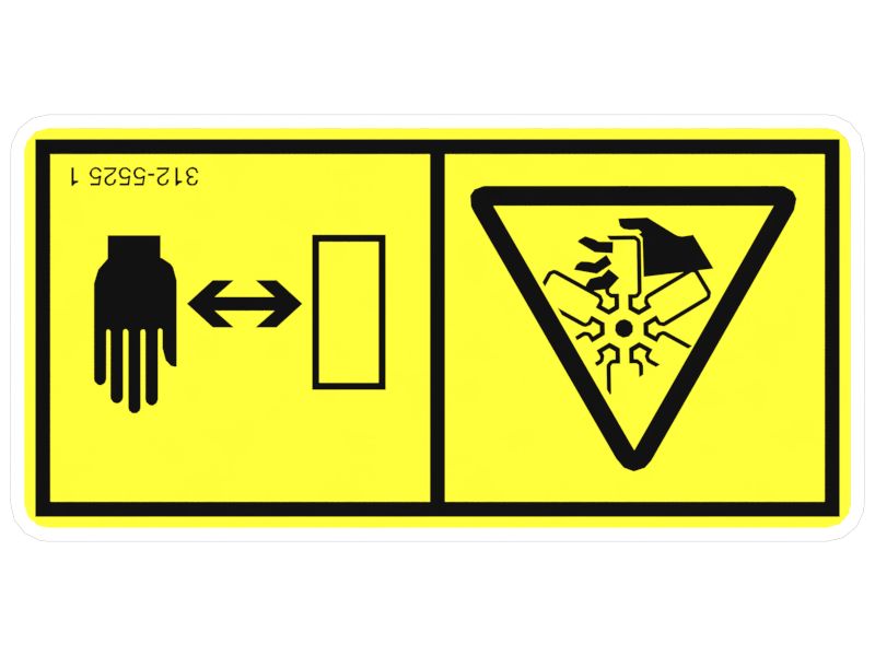 НАКЛЕЙКА ПРЕДУПРЕЖДЕНИЯ (F)