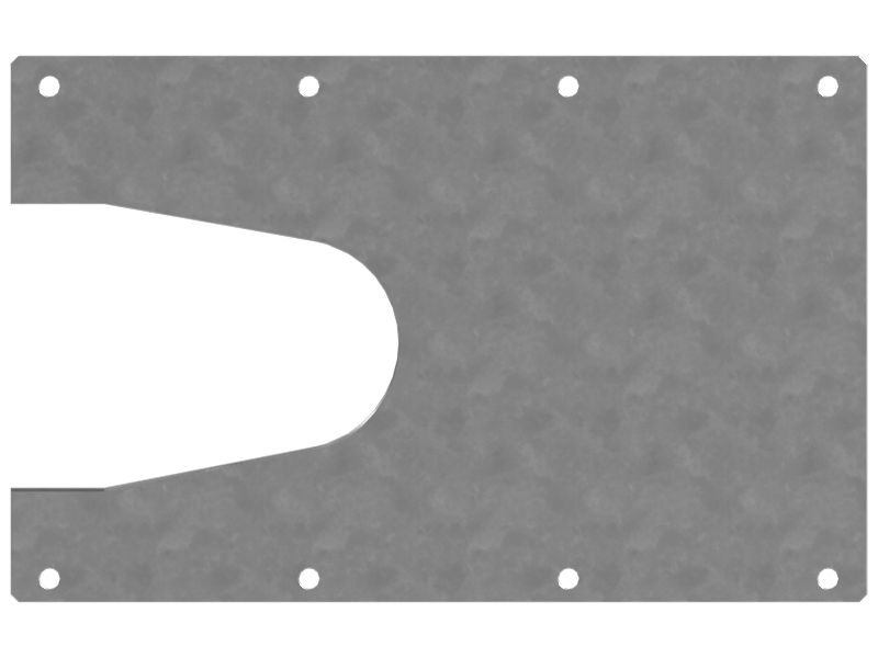 306-5074: 5mm Thick Radiator Baffle | CATCorp