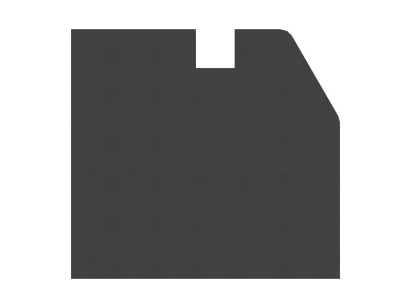 2.5mm Thick Electrical Panel End Cover