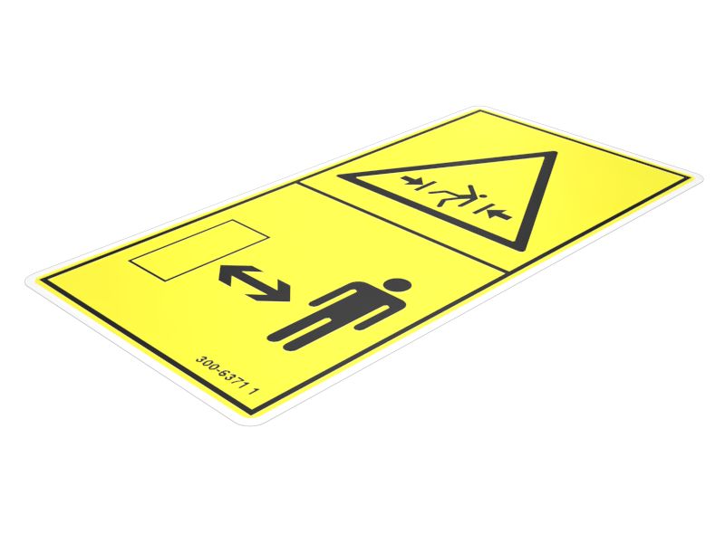 300-6371: НАКЛЕЙКА С ПРЕДУПРЕЖДЕНИЕМ