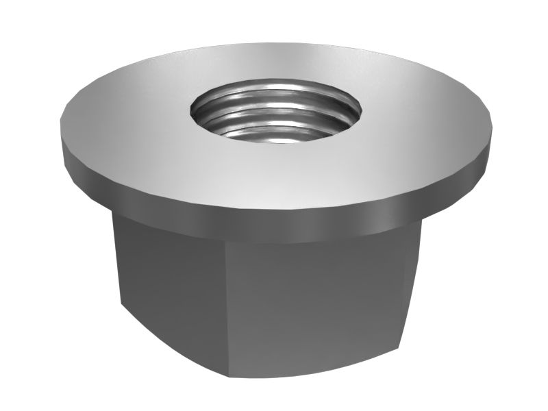 365-3808: 0.500"-20 Threaded Hex Flange Locknut 3653808 купить