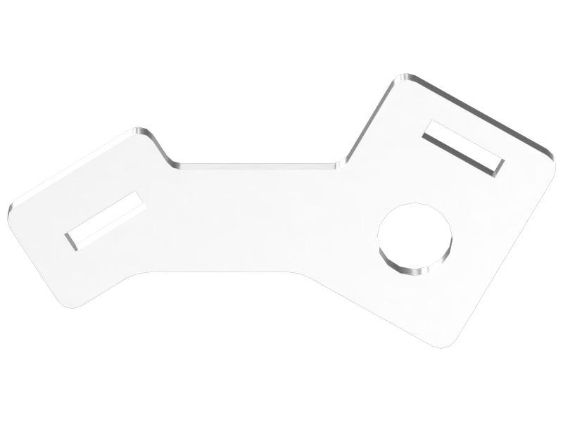 432-1909: 3mm Thick Wiring Harness Support Bracket | CATCorp
