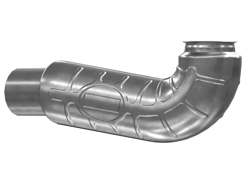 Изолированный выпускной патрубок
