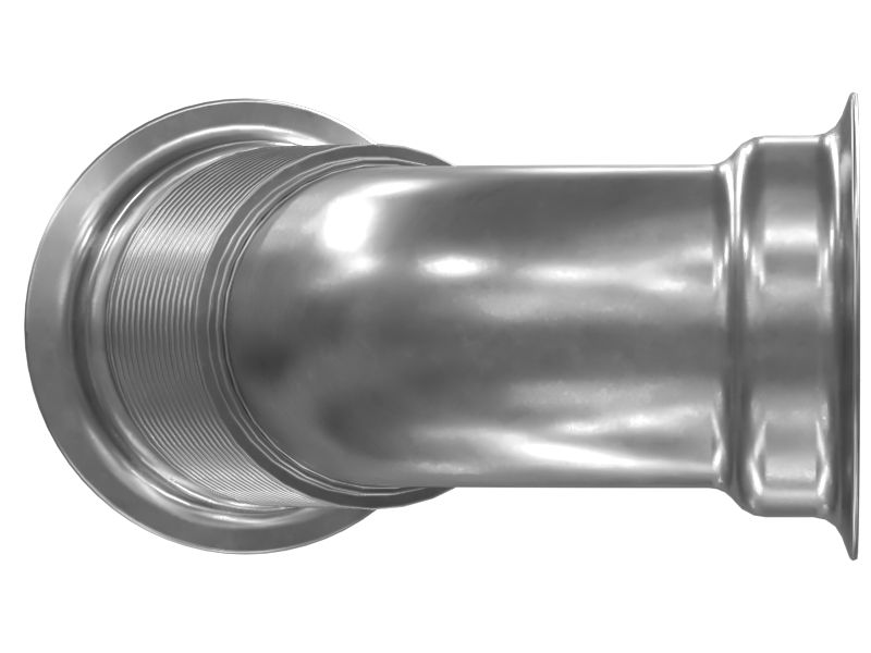 Выхлопная труба в сборе с внутренним диаметром 60,2 мм