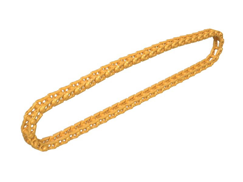 Звено смазываемой гусеницы