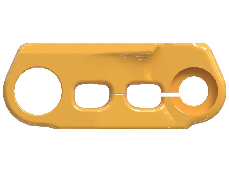 Замыкающее звено гусеничной ленты длиной 272 мм