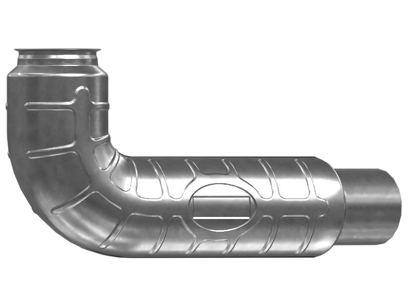Изолированный выпускной патрубок