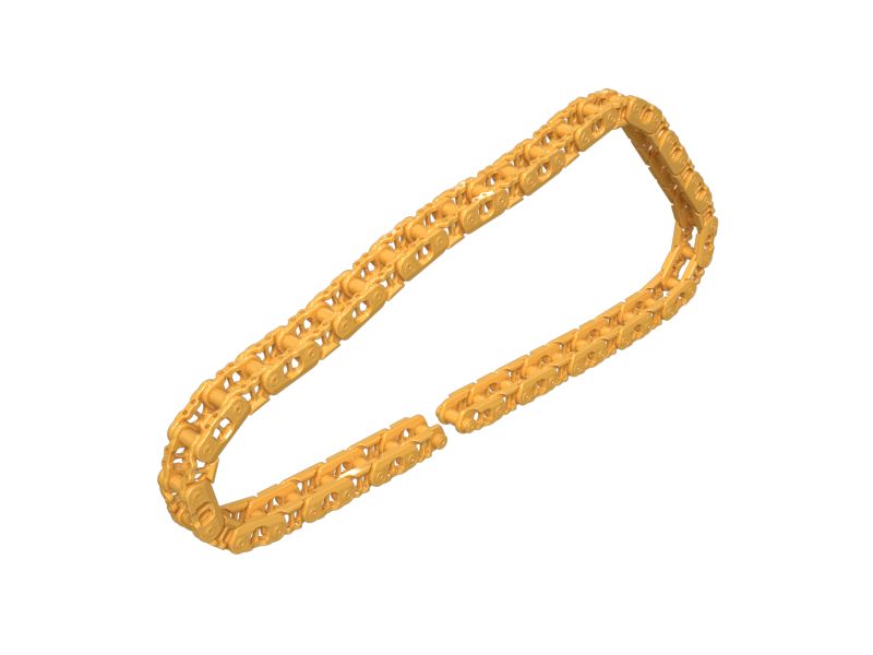 Звено гусеницы с 41 соединением