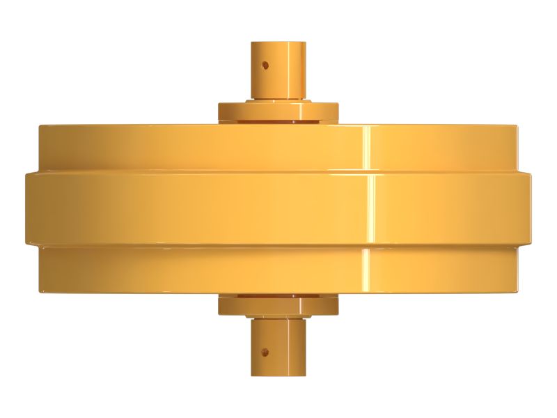 Направляющее колесо и полуось в сборе