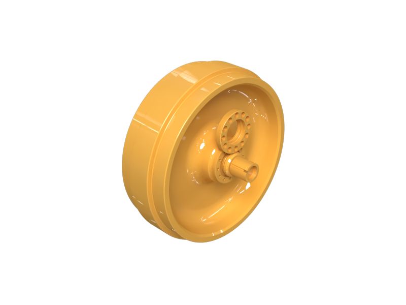 Направляющее колесо и полуось в сборе