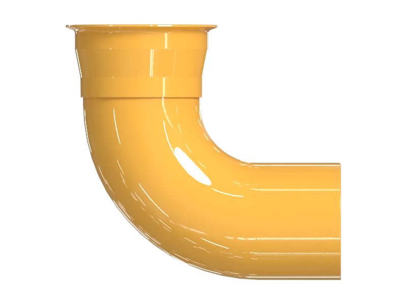 312-3542: Tubo silenziatore con diametro esterno da 88,9 mm