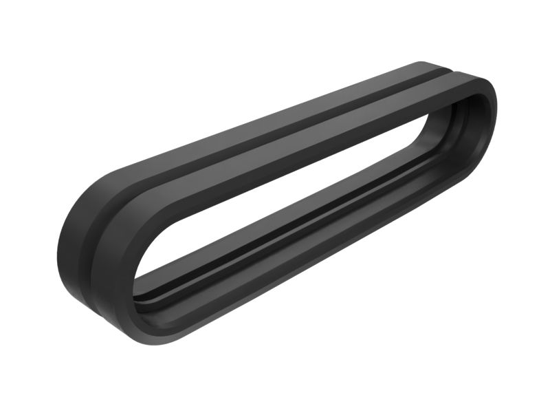 Обрезиненная гусеничная лента