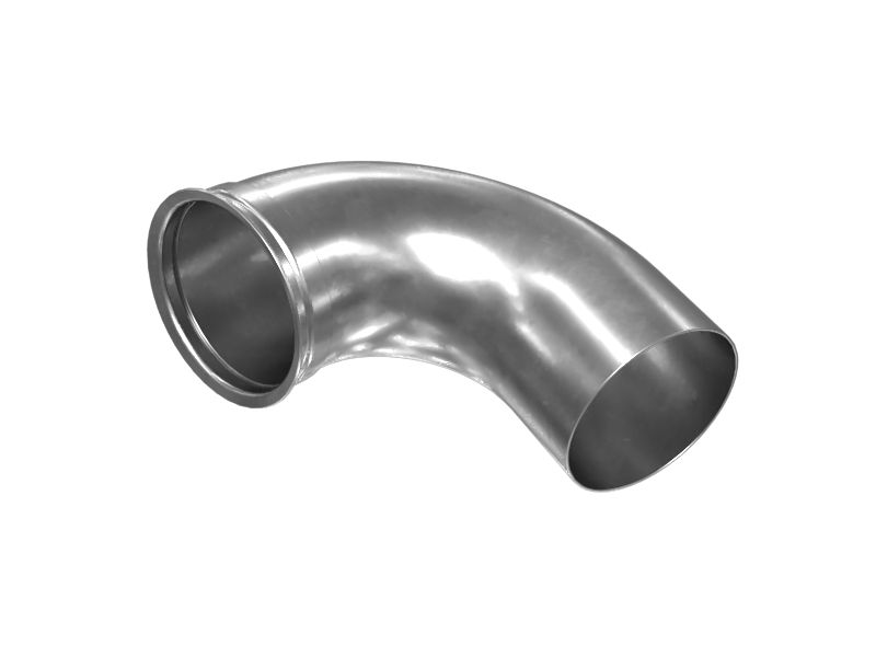 Выпускной коленчатый патрубок с внутренним диаметром 123,7 мм