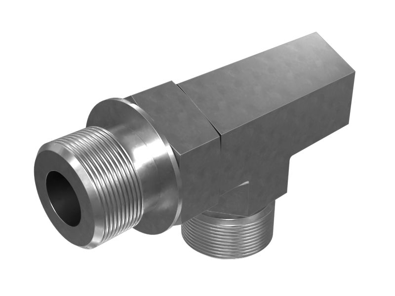 Тройниковый переходник гидрораспределителя тормозов