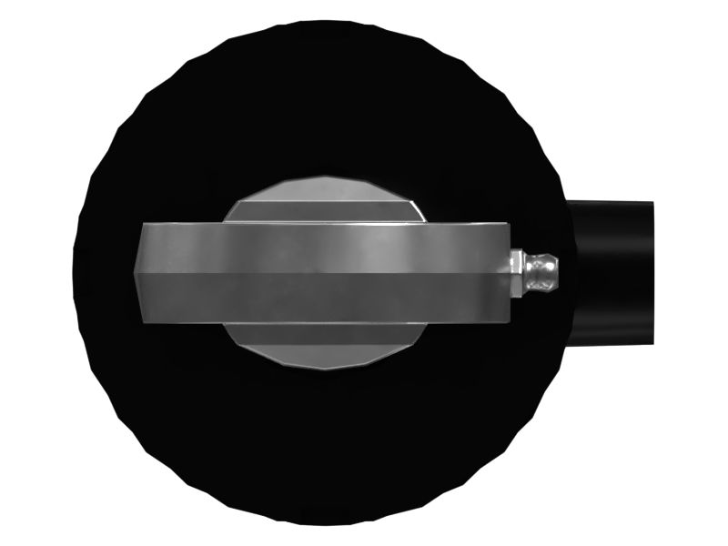 Гидравлический цилиндр с каналом диаметром 70 мм