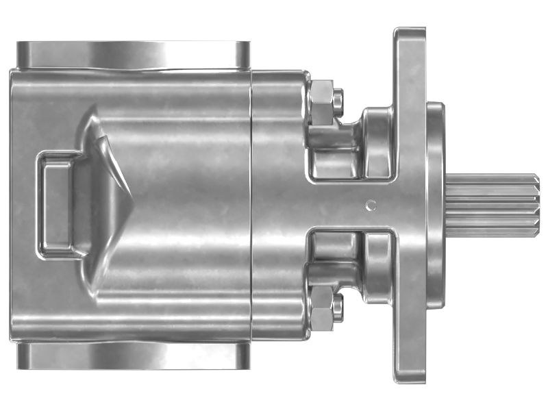 Шестеренчатый насос объемом 70 куб. см
