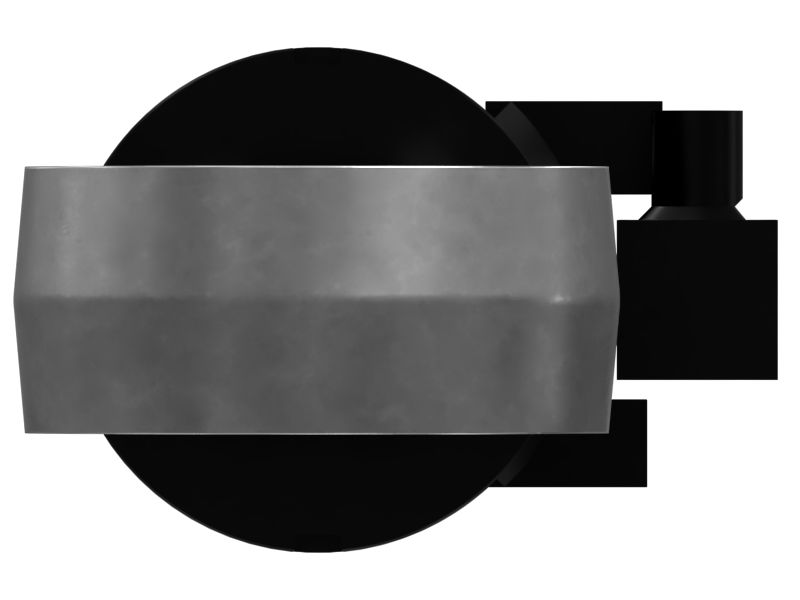 Гидроцилиндр длиной 971 мм