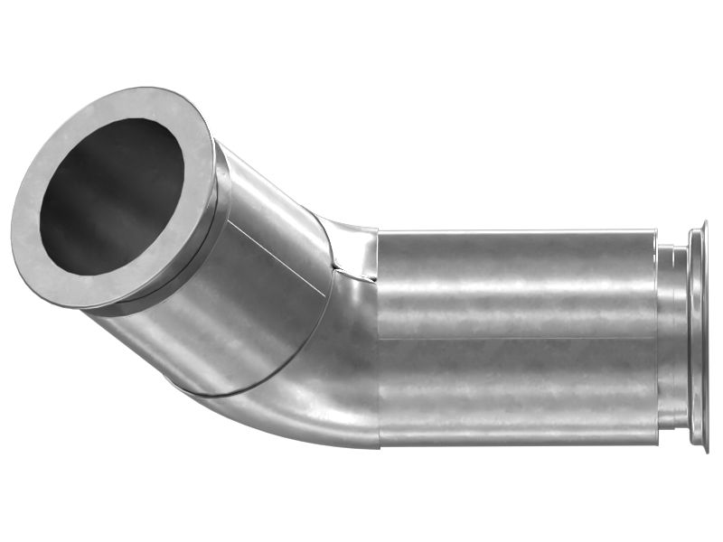 Выпускной патрубок с внутренним диаметром 212,8 мм