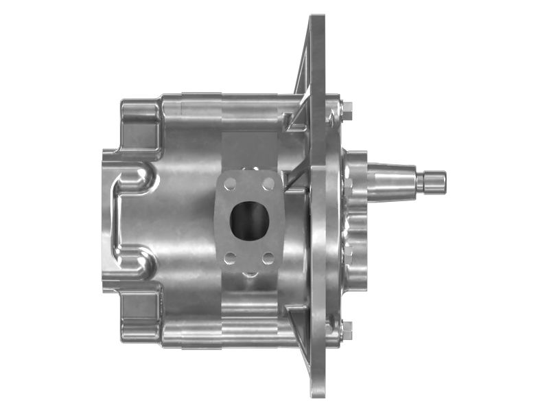 Двухсекционный шестеренчатый насос