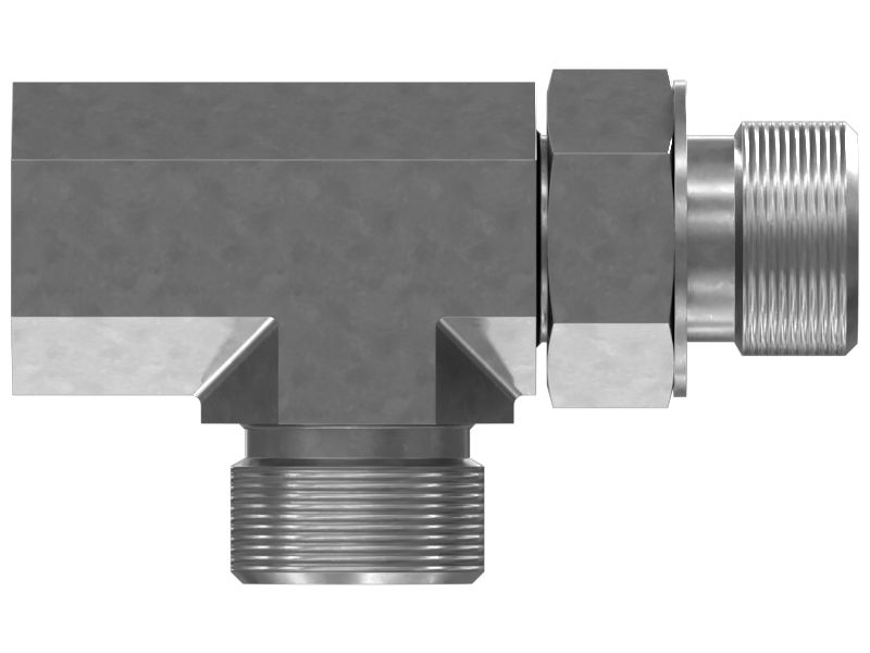 Тройниковый переходник гидрораспределителя тормозов