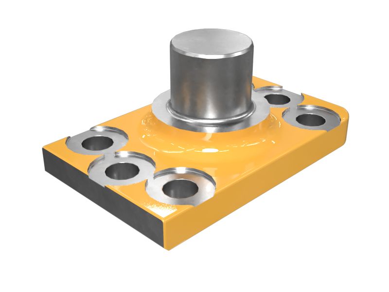 Задняя опора двигателя длиной 245 мм