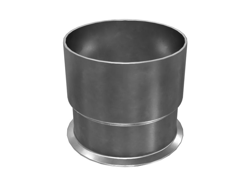 Переходник выхлопа длиной 98,9 мм