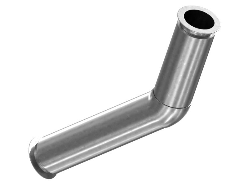 Выхлопной коленчатый патрубок с внутренним диаметром 216 мм