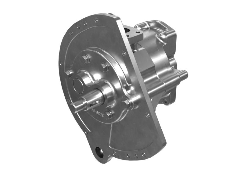 Двухсекционный шестеренчатый насос