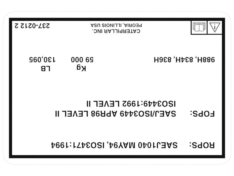 Информационная наклейка 75 мм