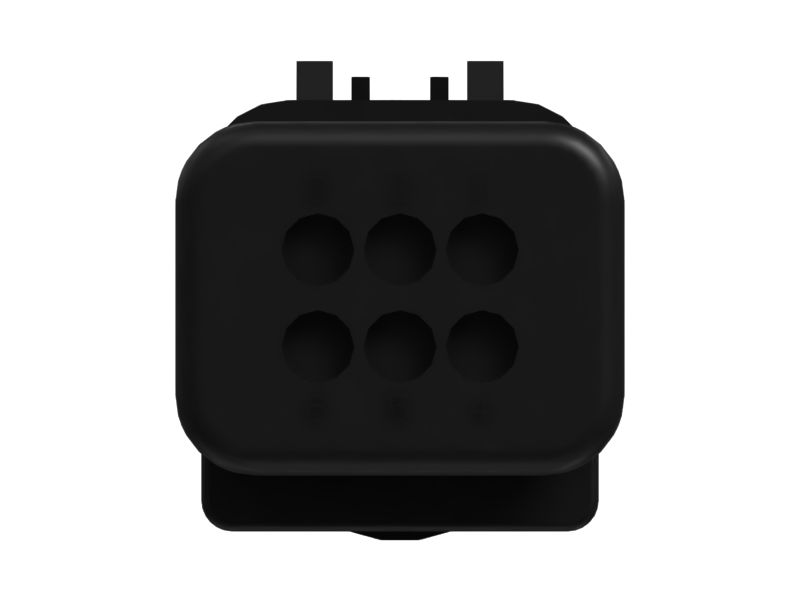 6-конт. штепсельная вилка AMPSEAL 16 длиной 47,6 мм