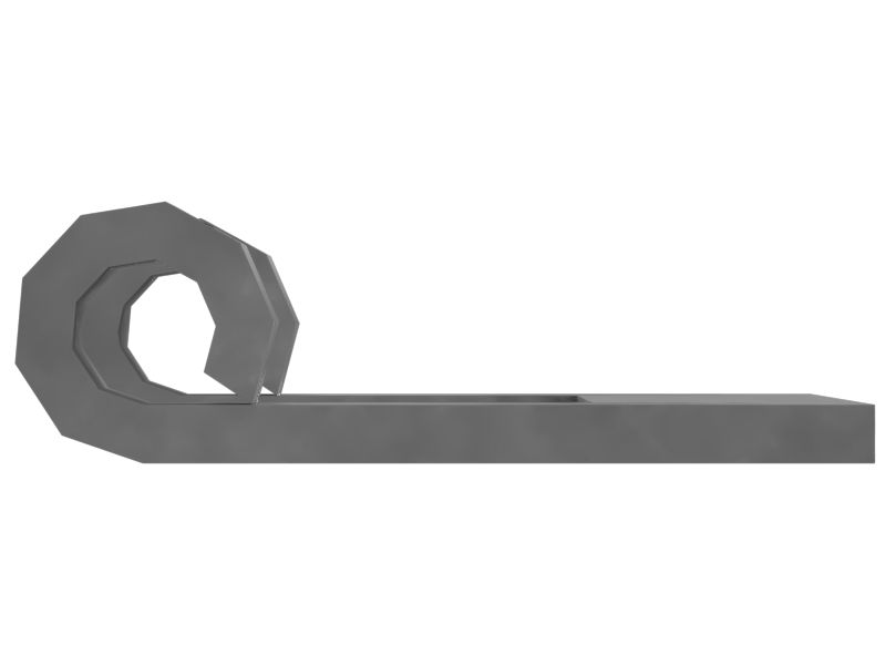 Опорная пластина шарнира толщиной 4 мм