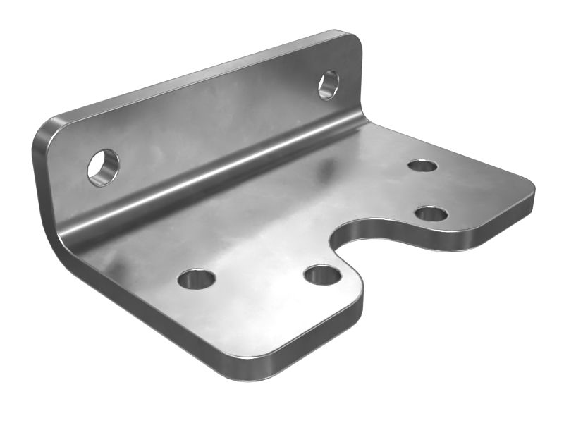 Опорная пластина защелки капота толщиной 6 мм