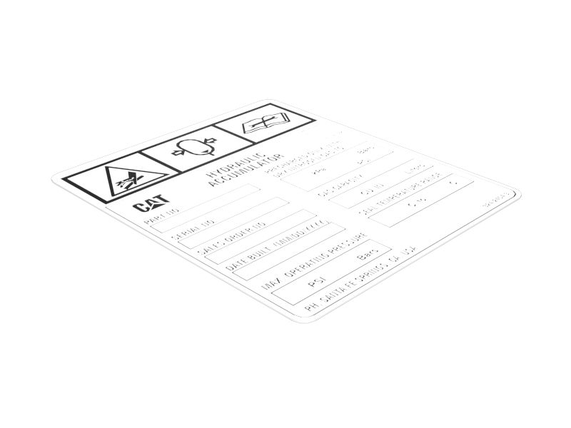 Информационная наклейка