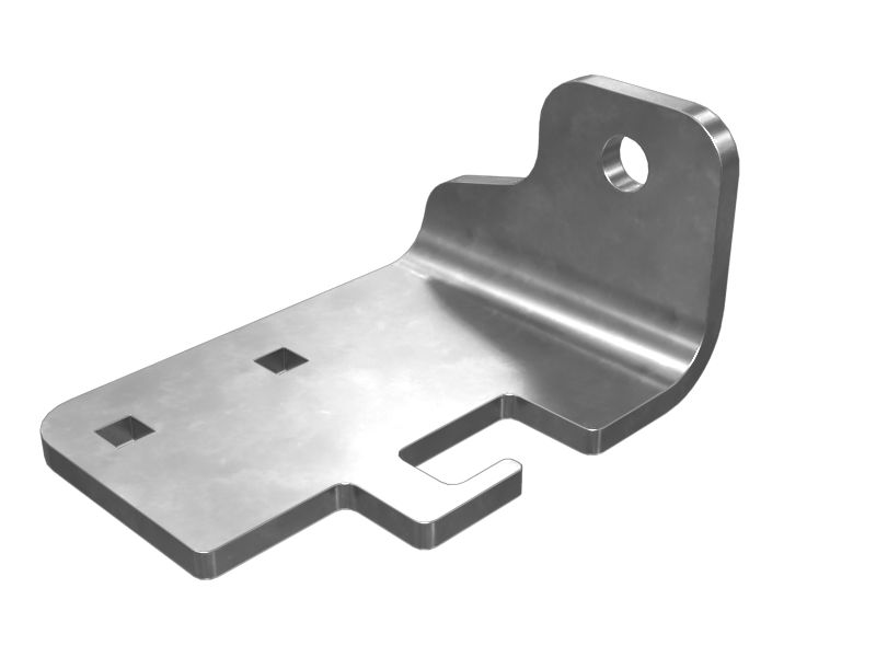 Кронштейн ступени толщиной 10 мм