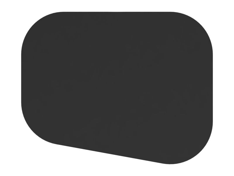 Оконное стекло кабины толщиной 6,8 мм