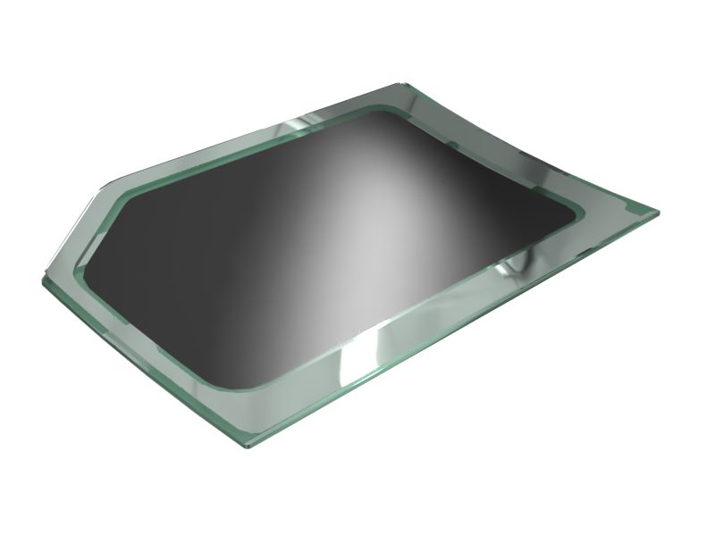 Стекло окна кабины