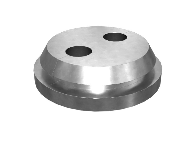 Уплотнение короткого фланца толщиной 12,7 мм