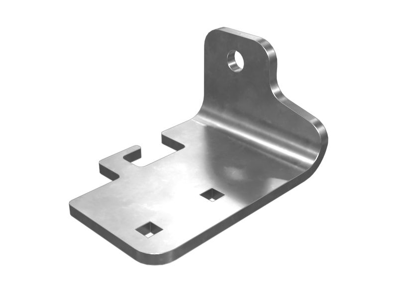 Кронштейн ступени толщиной 10 мм